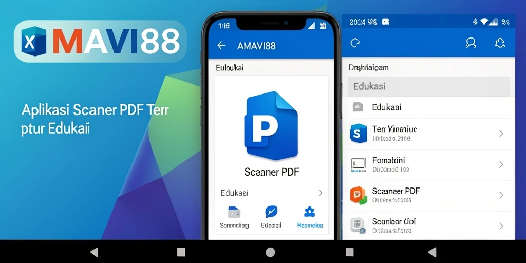 Antarmuka AMAVI88 yang sederhana dan fungsional untuk pemindaian PDF.
