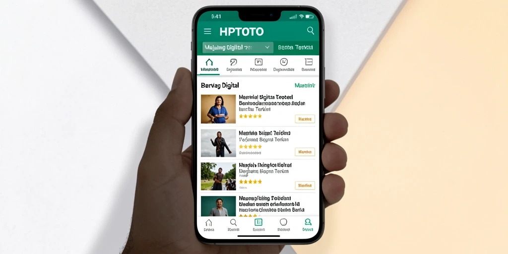 Tampilan antarmuka HPTOTO yang inovatif dan informatif.