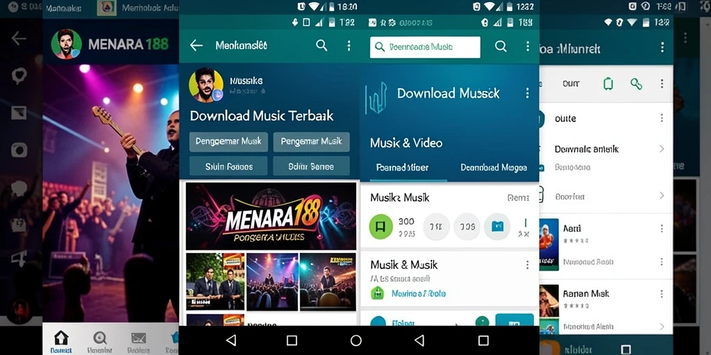 Tampilan antarmuka utama MENARA188 untuk Download Musik yang intuitif dan user-friendly.